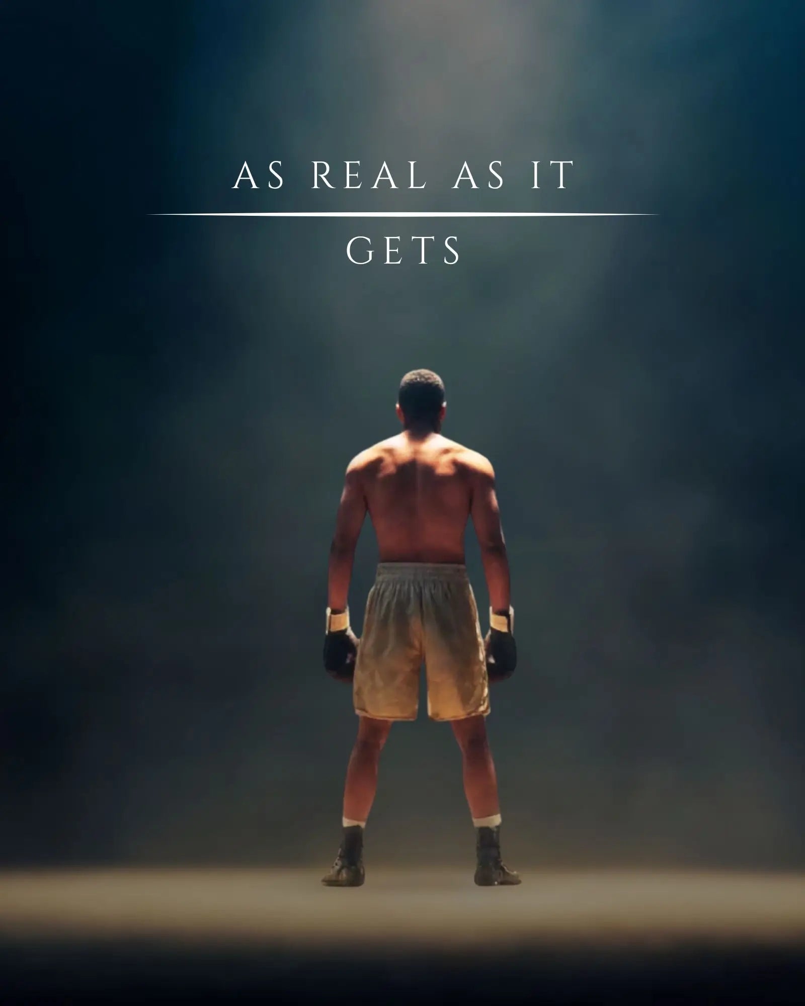 As Real As It Gets Boxing Wall Art | Motivational Printable Poster