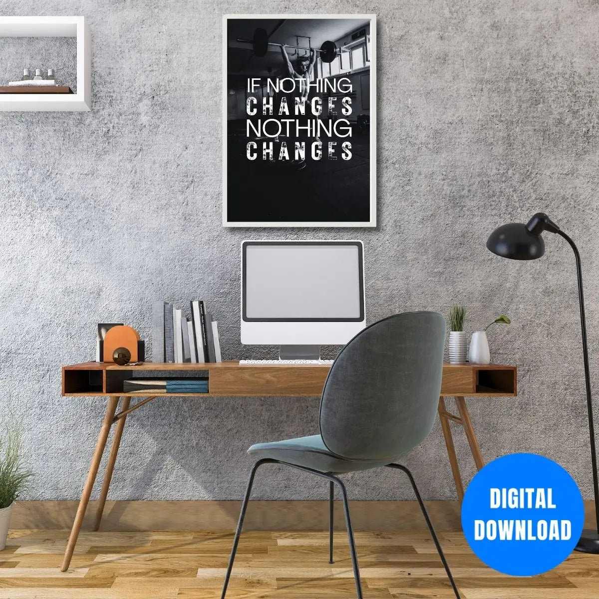 Elite athlete mindset poster change your actions change your results powerful motivational wall art